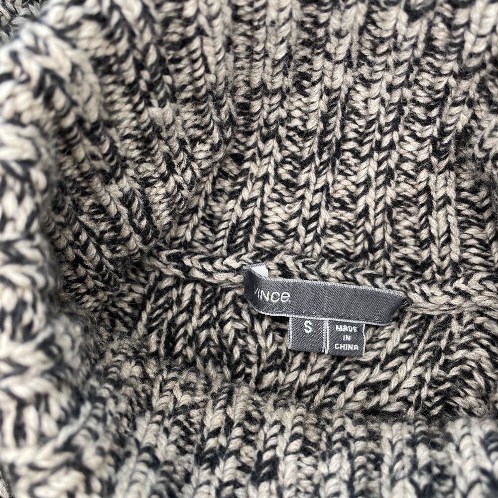 Vince Colorblock Pattern Turtleneck Sweater - Picture 5 of 5